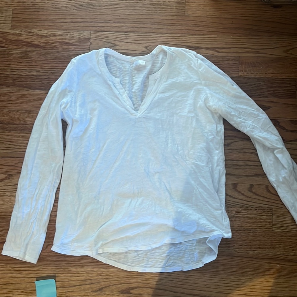 White long sleeve t